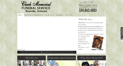 Desktop Screenshot of clarkmemorial.biz
